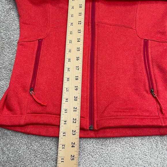 The North Face Agave Full Zip Jacket Womens Small Red Full Zip Outdoor Hiking - Picture 7 of 15